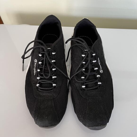 Champion Shoes Womens Size 9 Black White Running Cross Training Mesh Sneakers - Picture 4 of 11